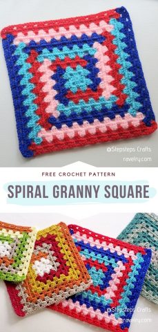 Easy Granny Square Free Crochet Patterns