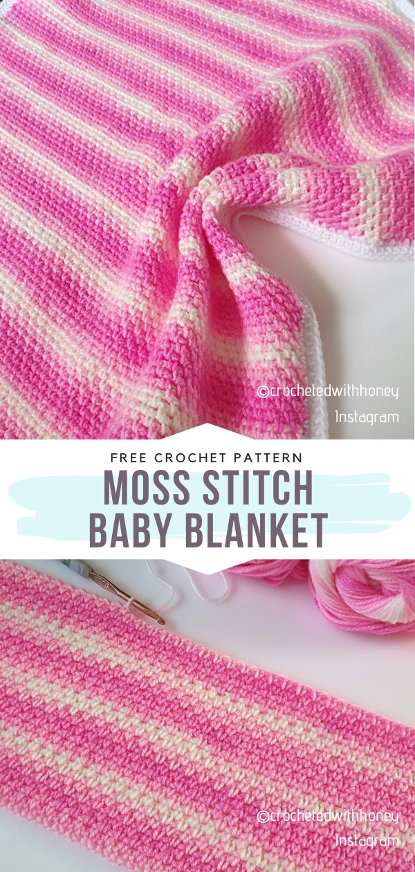 Simple C2C Moss Stitch Baby Blanket - love. life. yarn.
