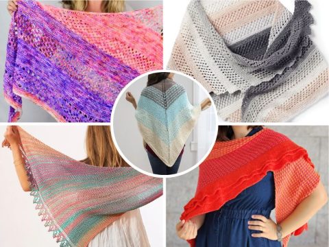Feminine Shawl Free Knitting Pattern Ideas