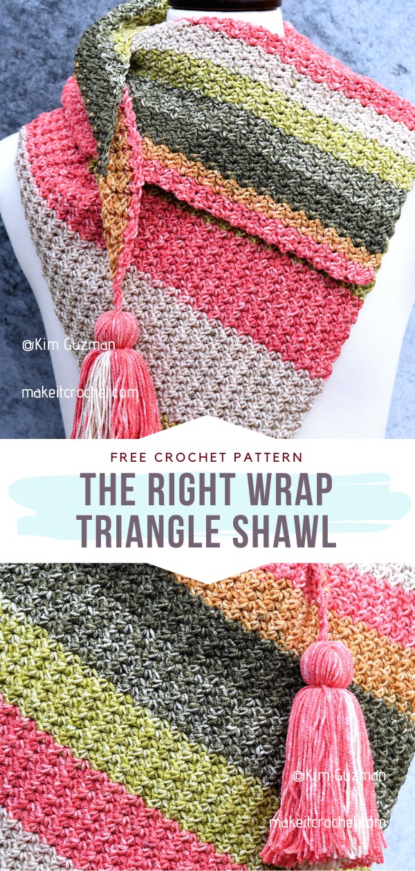 Crochet Triangle Shawl