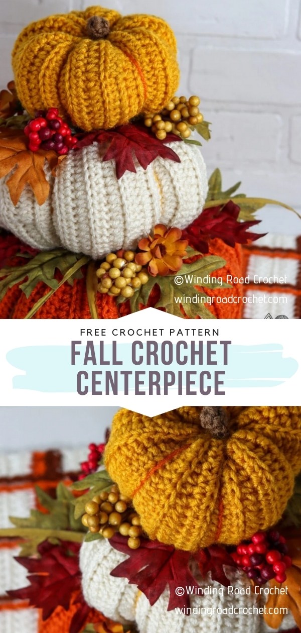 Fall Crochet Centerpiece