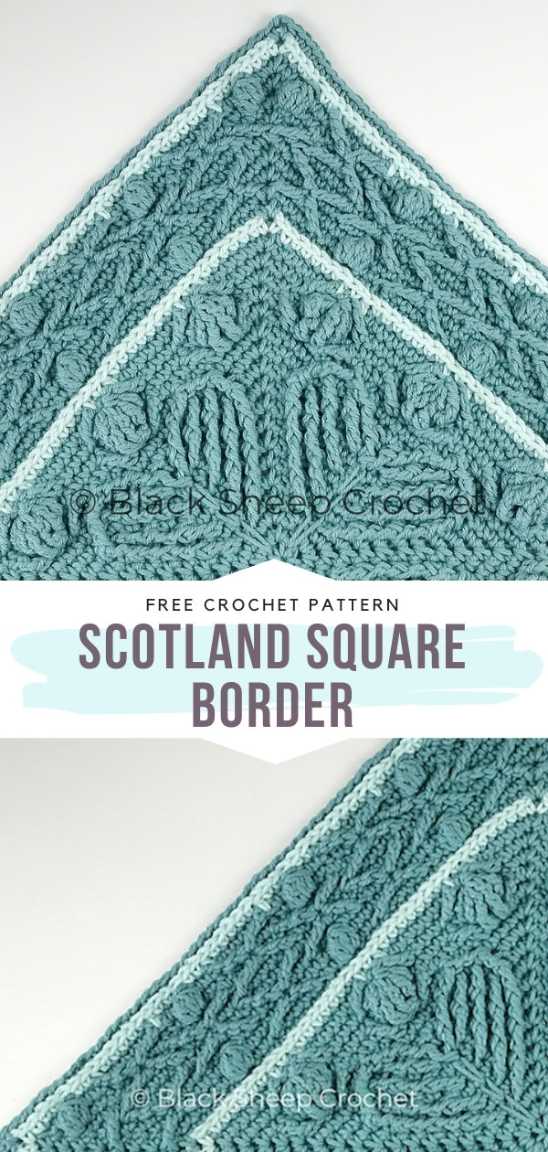 9 Quick & Easy Crochet Borders [in Just 2 Rows] • RaffamusaDesigns