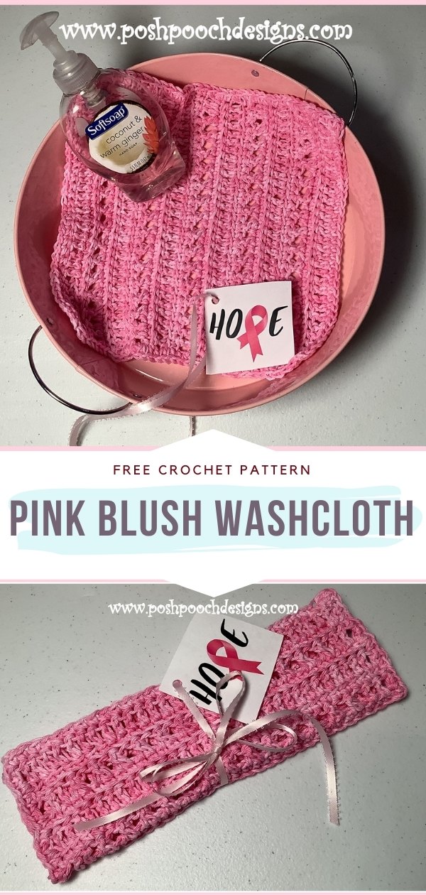 Pink Washcloth