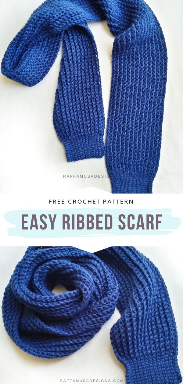 Ribbed Men's Scarf