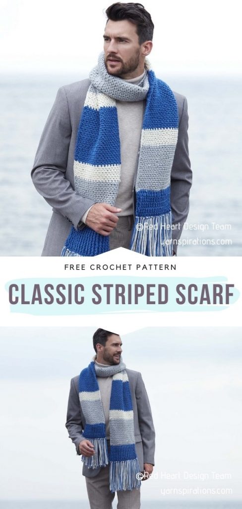 Classic Crochet Men's Scarf Patterns