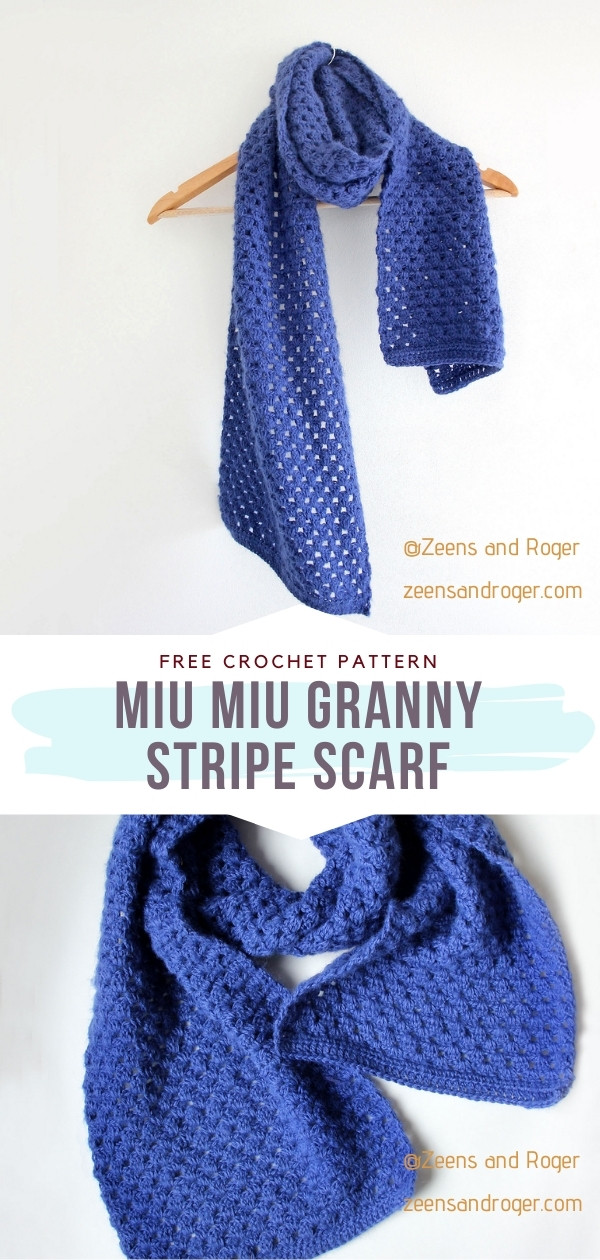 Granny Stripe Scarf