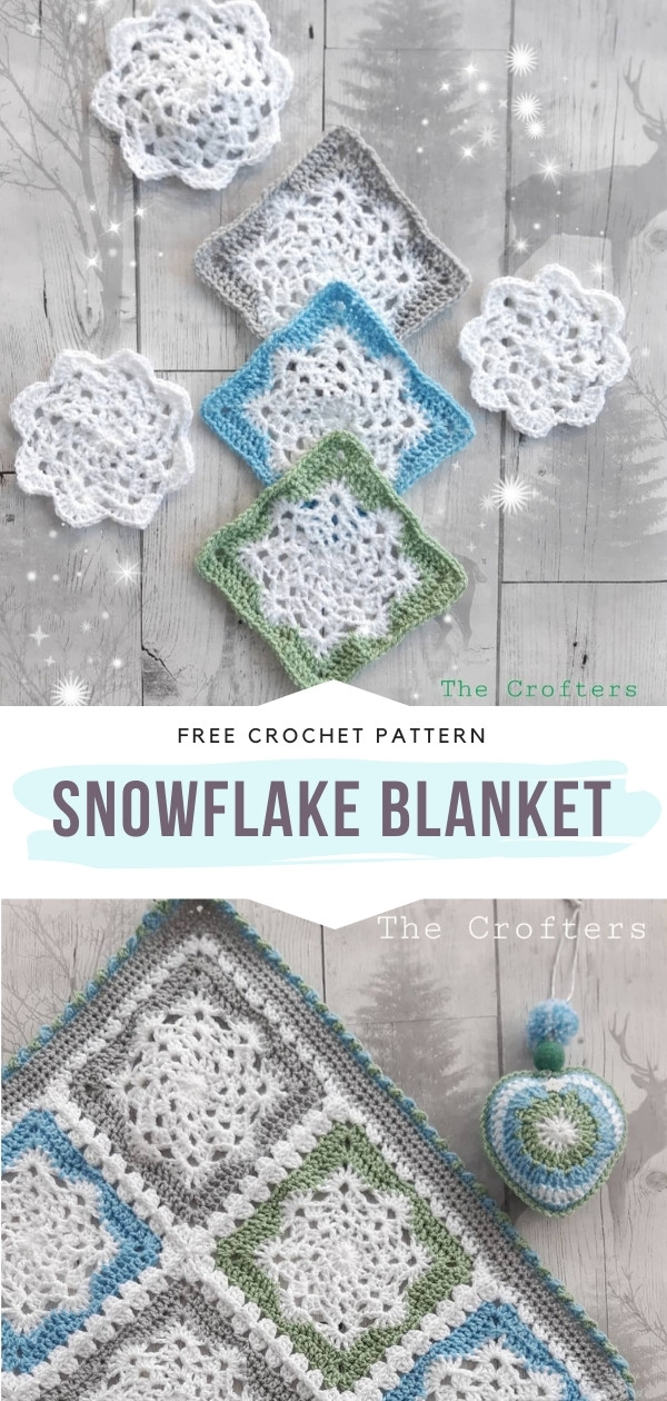 Crochet Snowflake Blanket