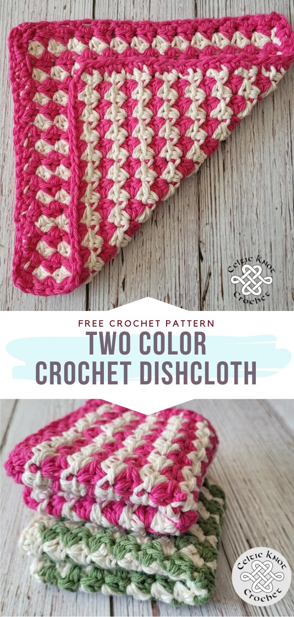 Crochet Dishcloth Pattern - FREE - Celtic Knot Crochet