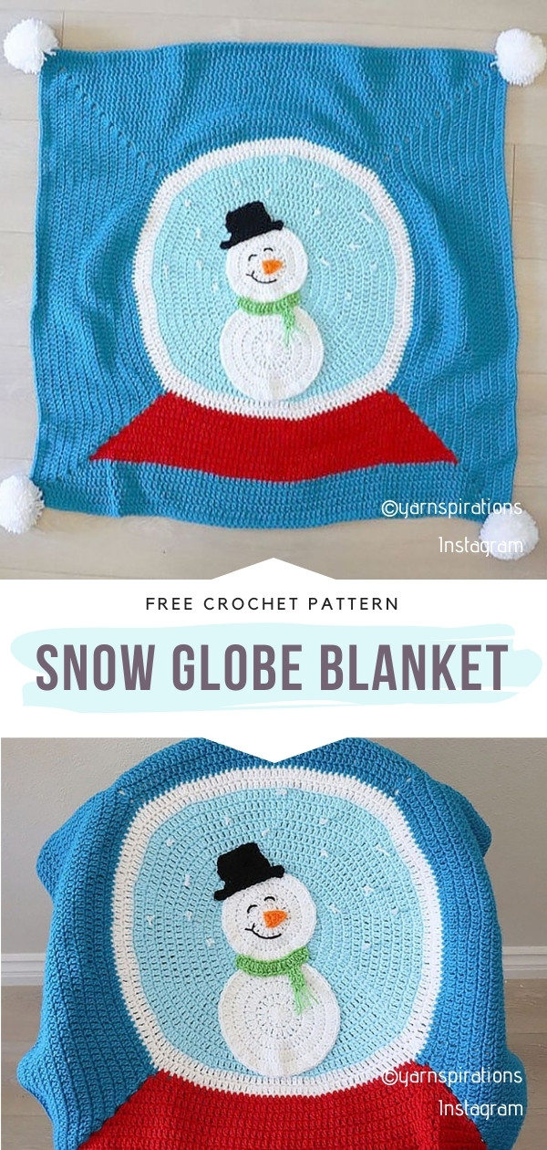 Snow Globe Crochet Blanket