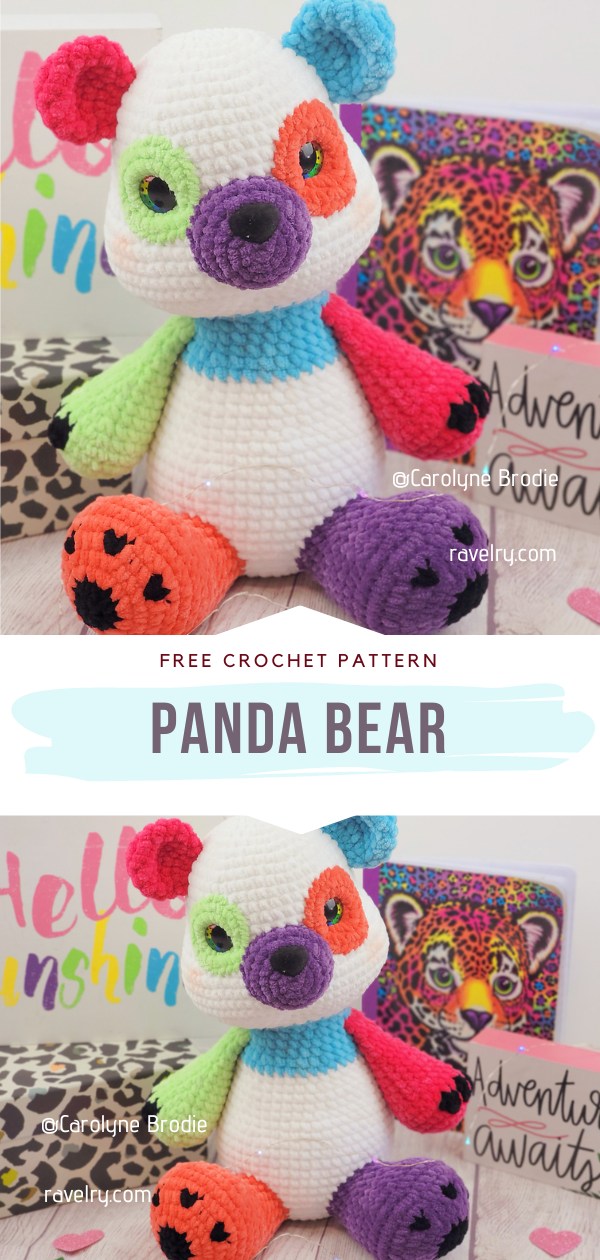 crochet panda bear