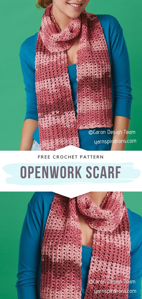 designer crochet scarf