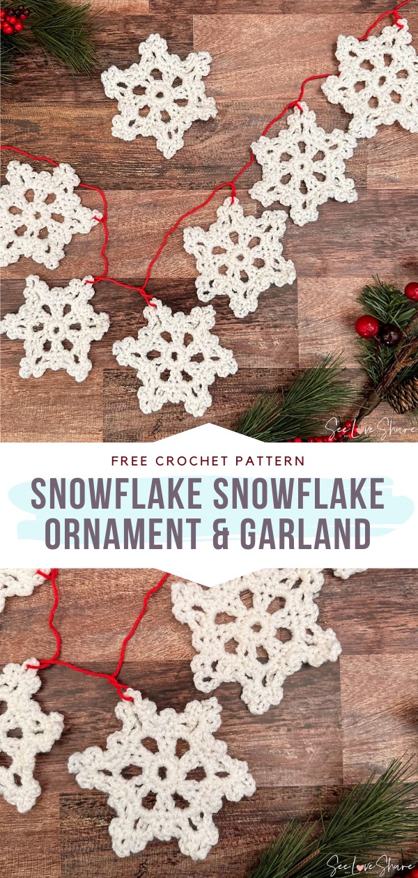 Snowflake Ornament & Garland
