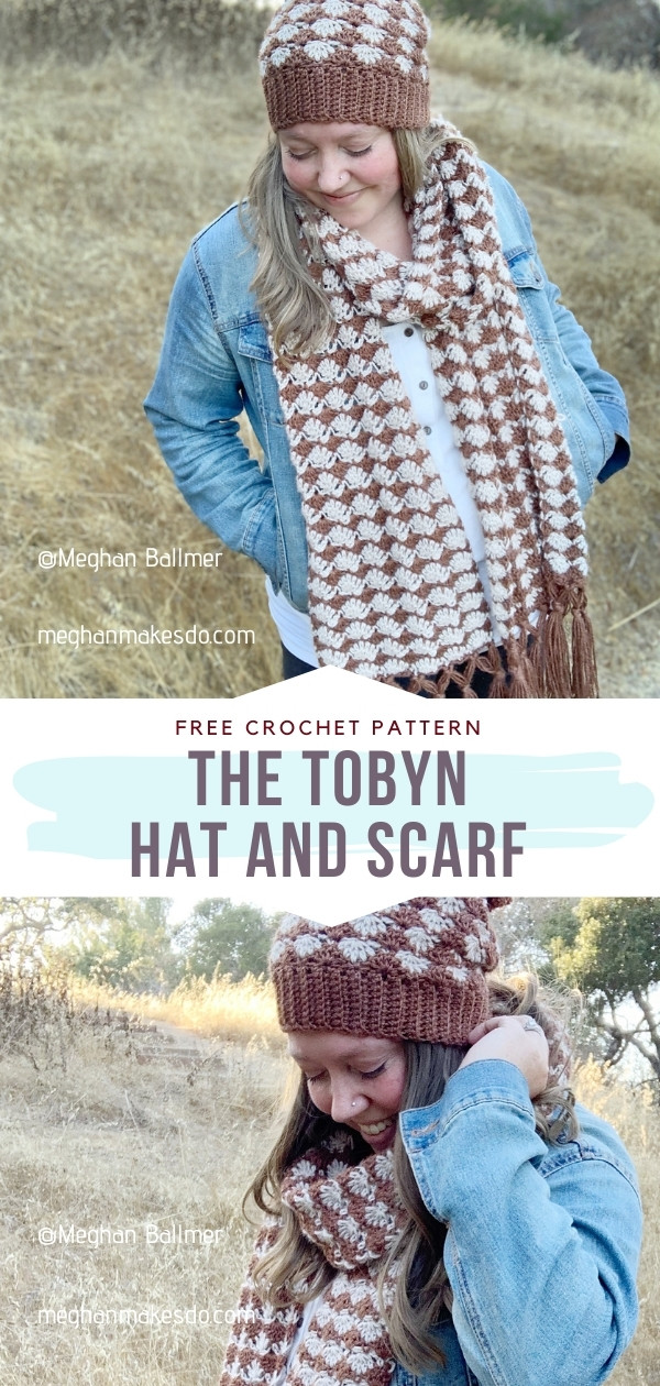 10+ Crochet Hat & Scarf Combination Patterns Ideas