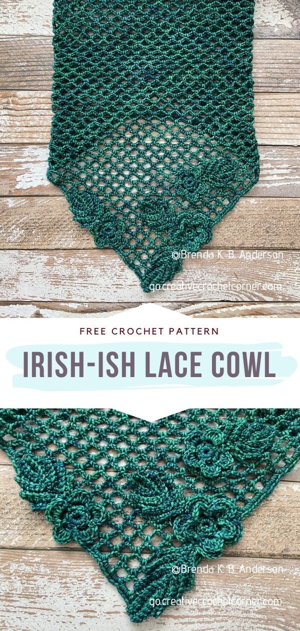 Crochet Lace Cowl