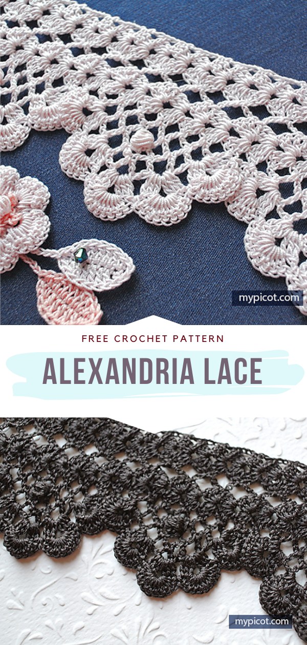wide crochet edging patterns