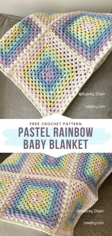 Sweet 10 Best Pastel Baby Blankets with Free Crochet Patterns