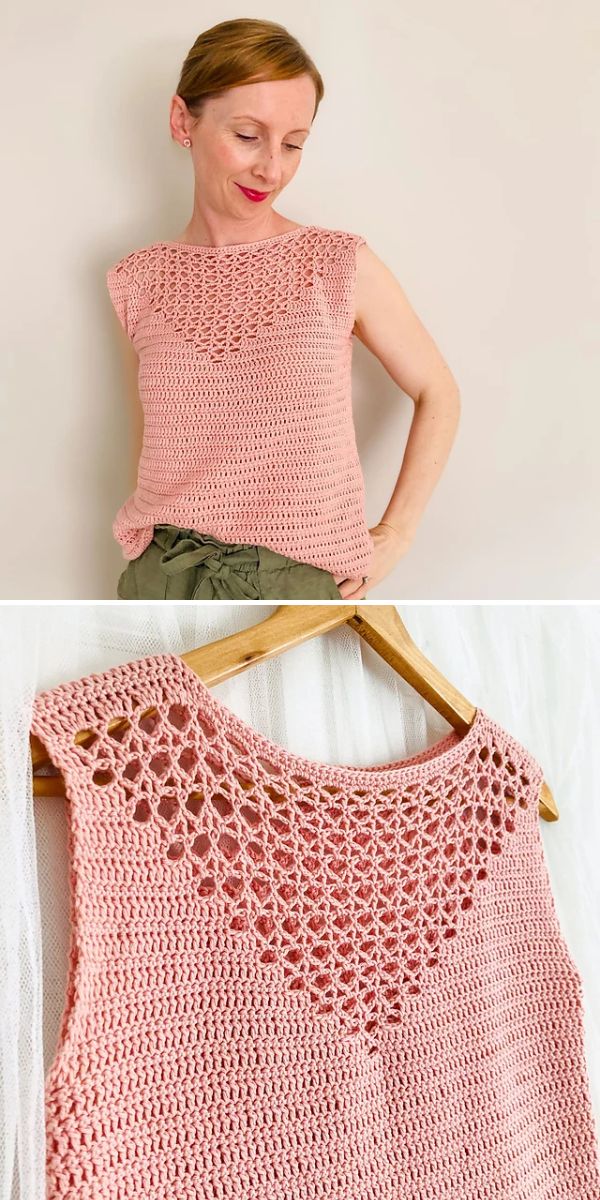 Awesome Loose Crochet Summer Tops Free Patterns