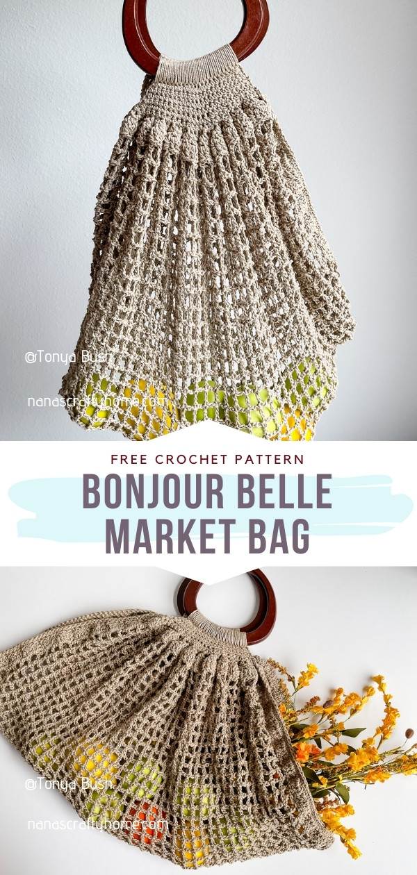 23 Market Bag Patterns to Crochet, Knit, or Sew – Wee Folk Art