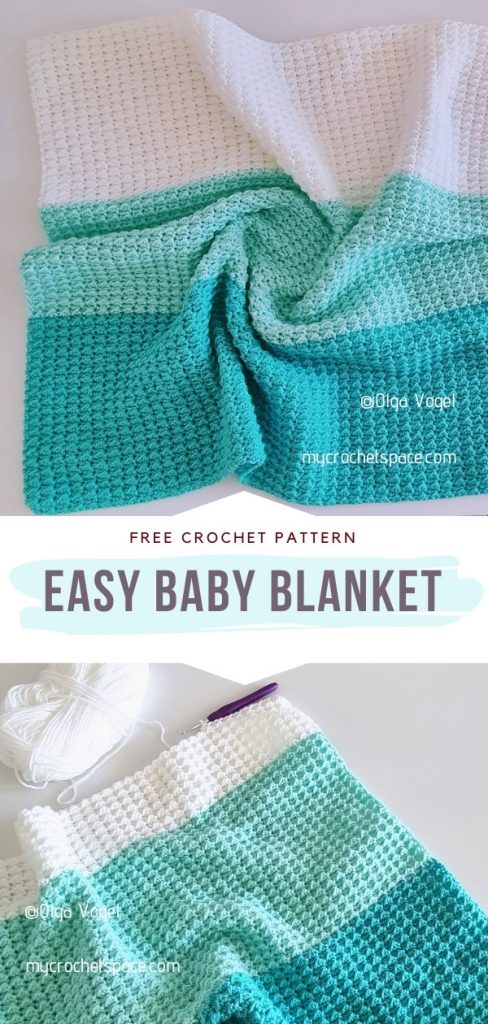 Textured Baby Blankets - Free Crochet Patterns