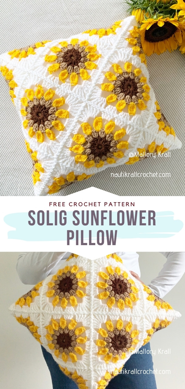 Sassy Sunflower Crochet Crossbody Bag - Crochet 365 Knit Too
