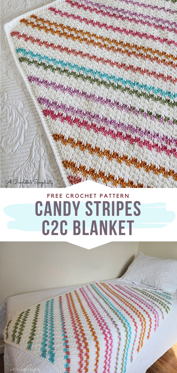c2c crochet blanket