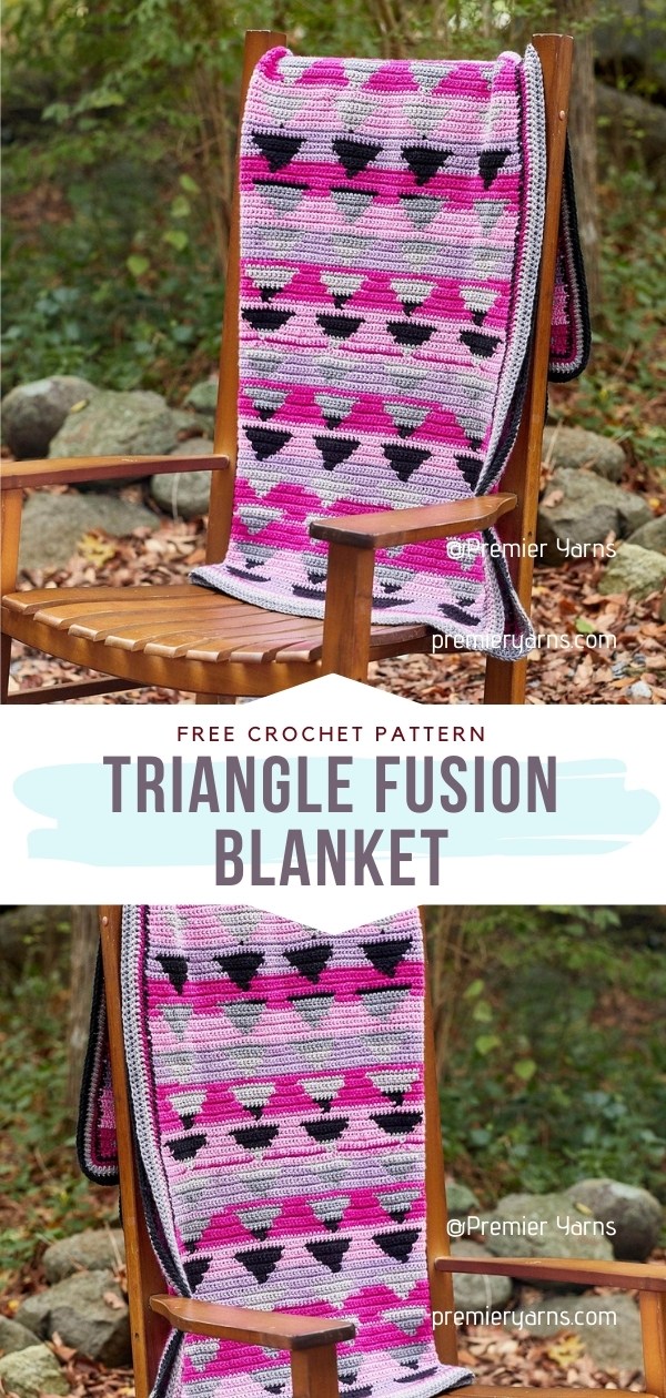 Triangle Crochet Blanket