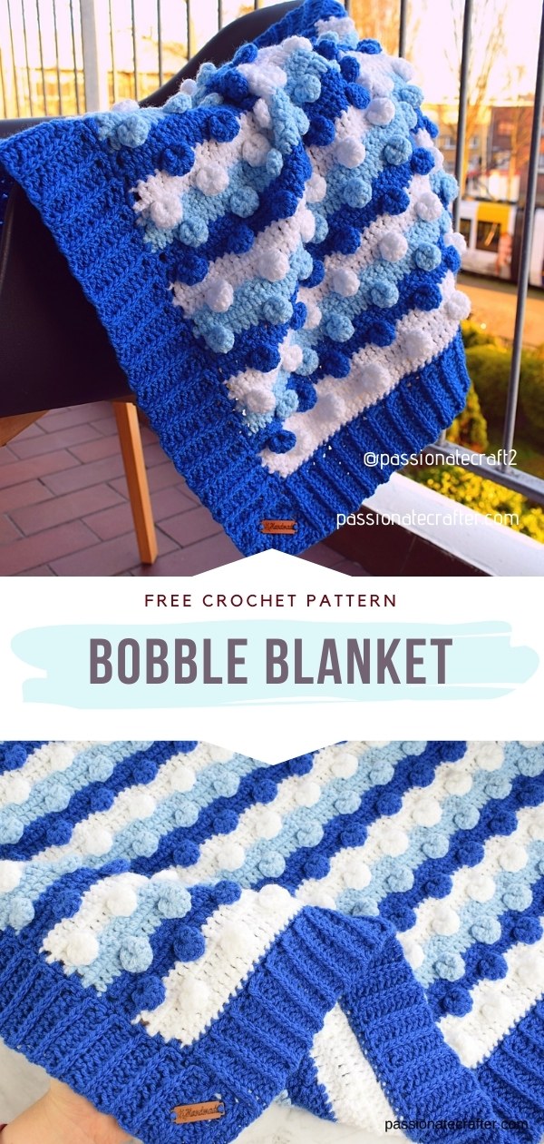 Crochet Bobble Stitch Blanket