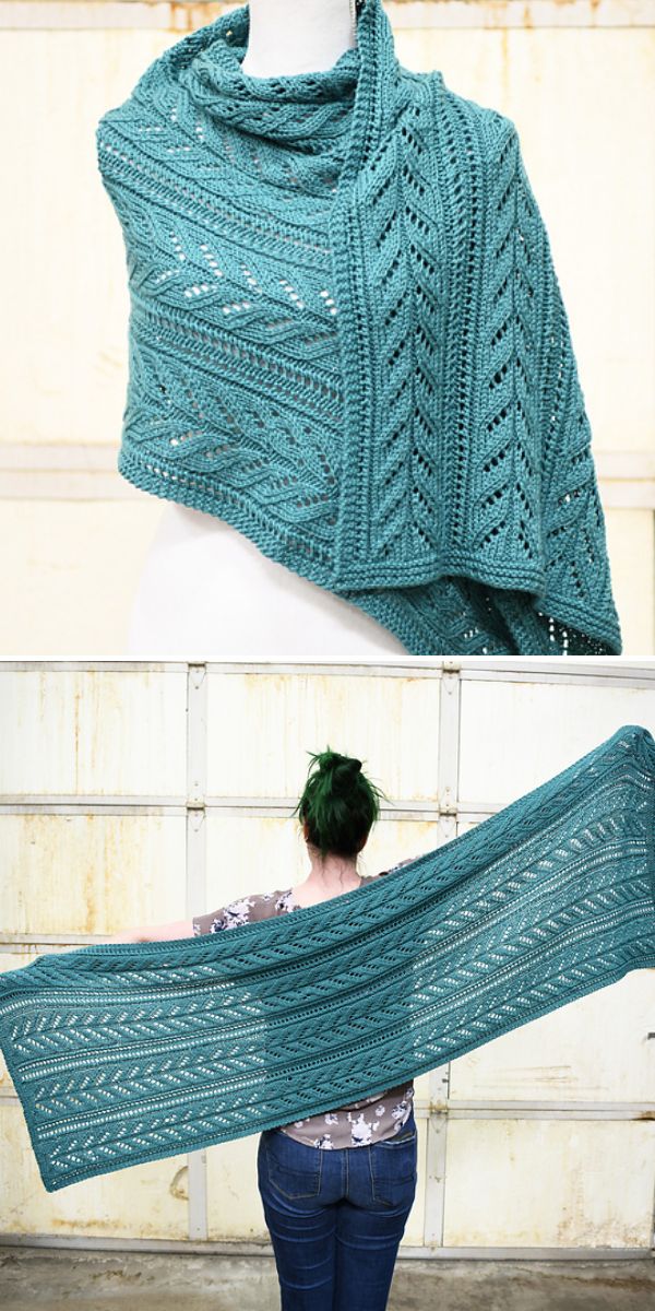 Delicate Knitted Wraps for Summer - Free Patterns