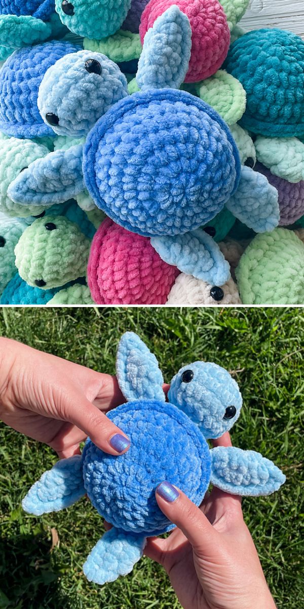 Little miss turtle online crochet pattern