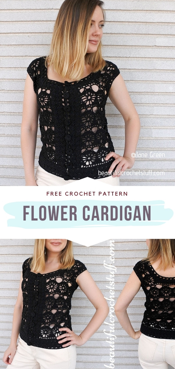 Summer Crochet Cardigans - Free Patterns