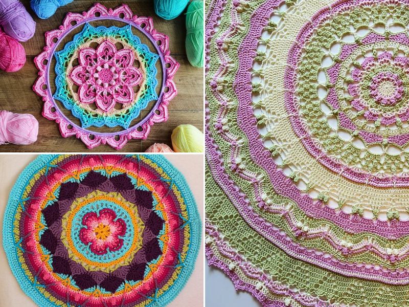 beautiful crochet mandalas