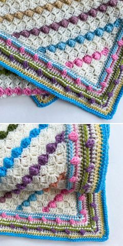 Colorful and Lovely C2C Crochet Blankets - Free Patterns