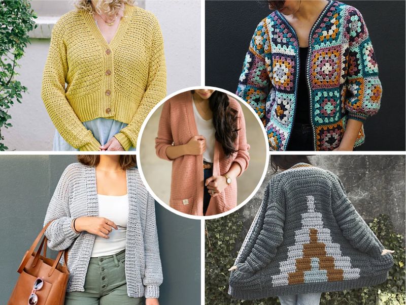 stylish crochet cardigans for fall