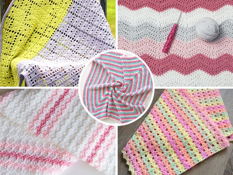 Charming Baby Girl Ponchos - Free Knitting Patterns