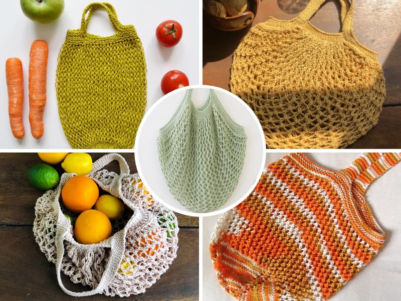Over 180+ Free Bag Knitting Patterns You'll Love Knitting and Using! (197 free  knitting patterns)