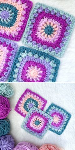 Easy Granny Square Free Crochet Patterns