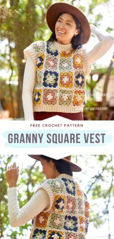 Charming Crochet Vests - Free Patterns