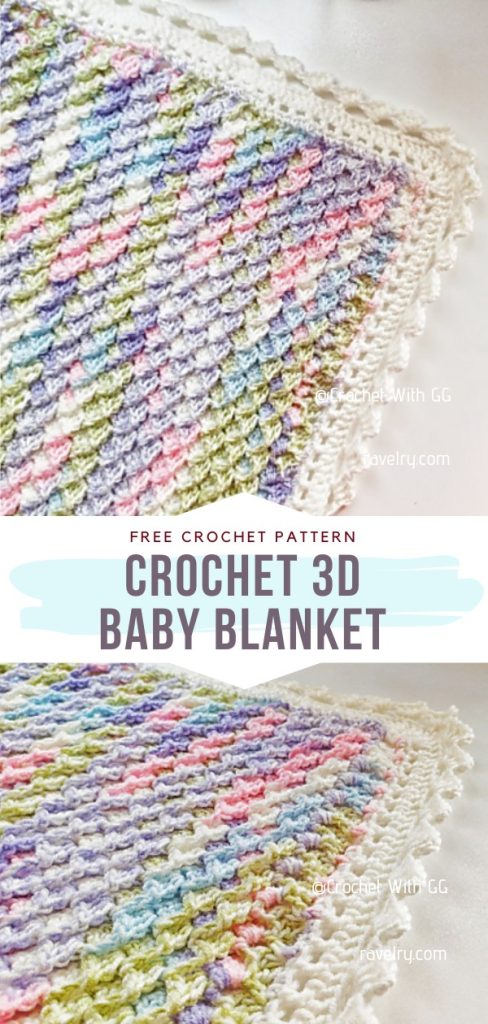 Textured Baby Blankets - Free Crochet Patterns