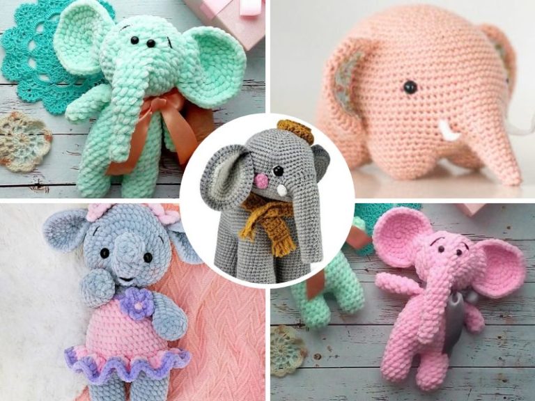 Cute Elephant Amigurumi – Free Crochet Patterns