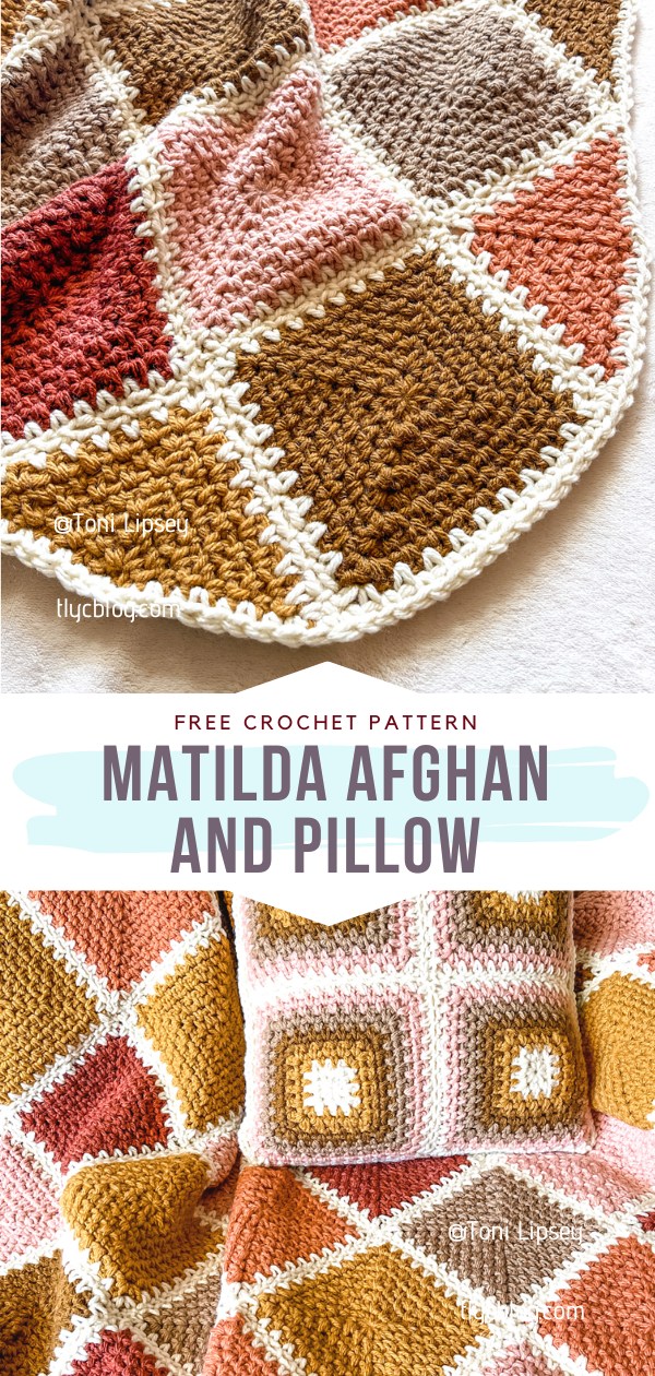 Crochet Afghan and Pillow