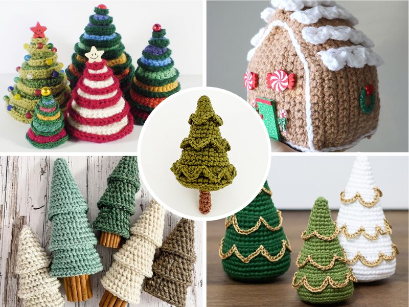 Holiday Decorations Crochet Kit for Beginners Full Crochet Starter