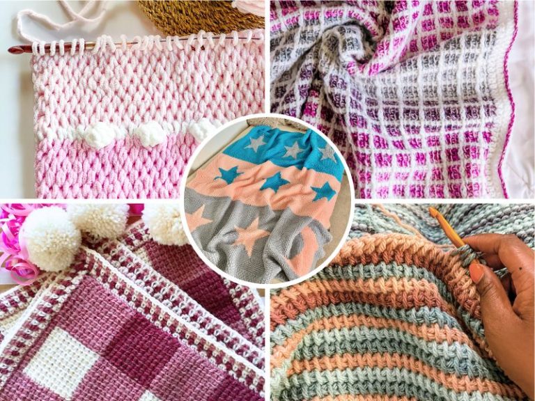 easy tunisian crochet blanket patterns