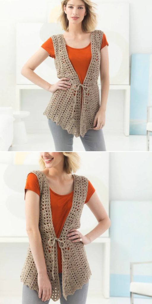 Charming Crochet Vests - Free Patterns