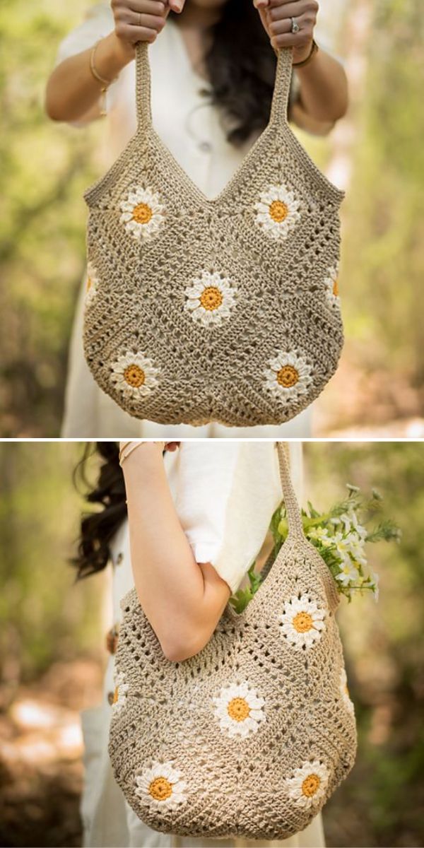 Square-Based Summer Bags - Free Crochet Patterns