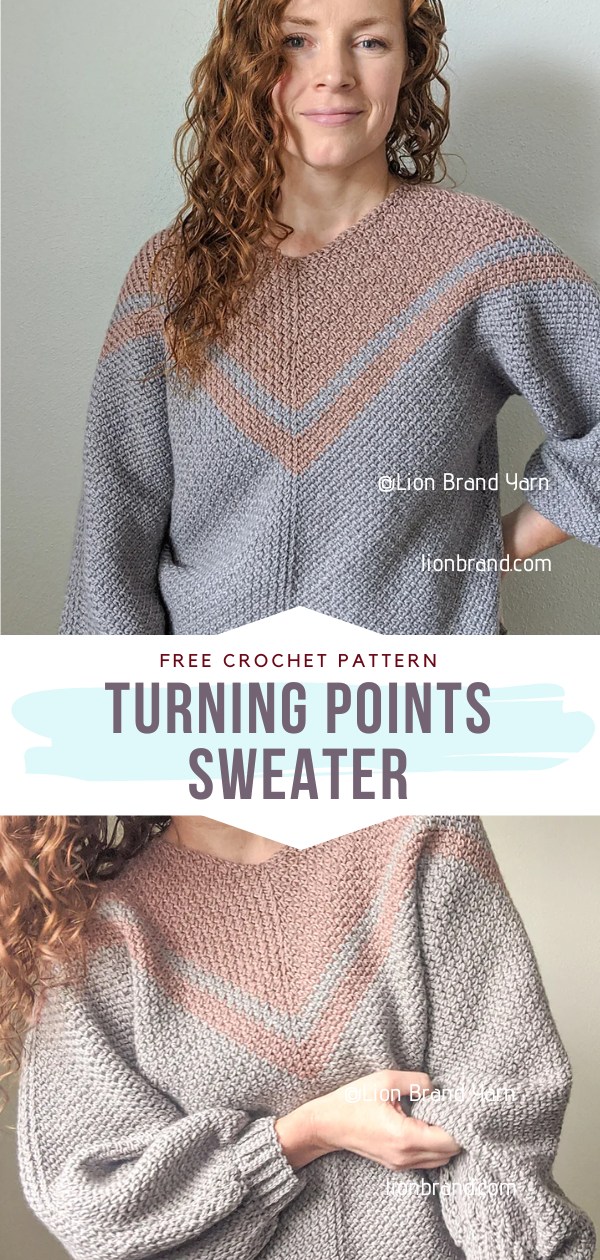 Cool Crochet Sweaters for Spring - Free Patterns