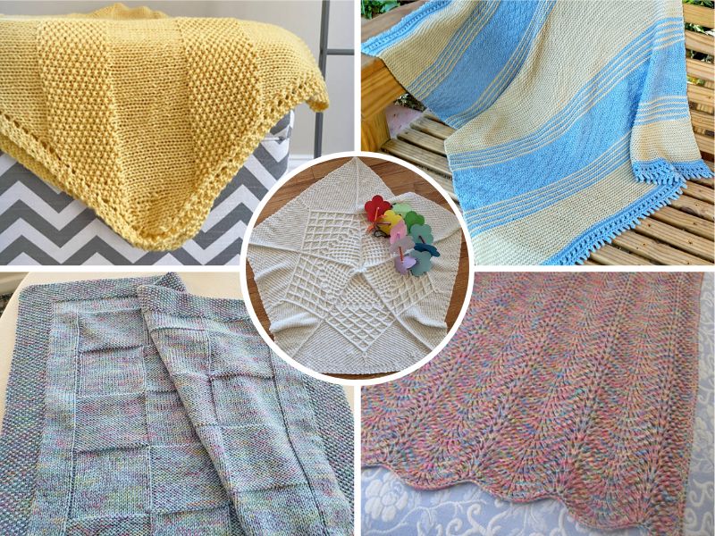 knitted baby blankets