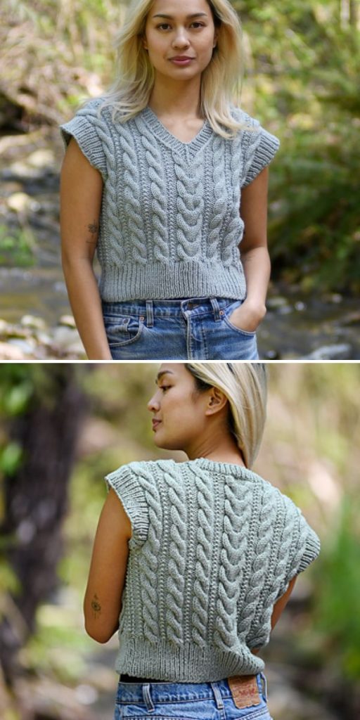 Knitted Vests Free Patterns