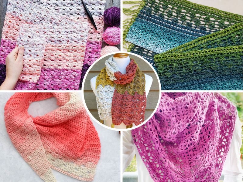 Crochet Book Cover Pattern  Perfect Stitch for Scarves and Blankets Too! 