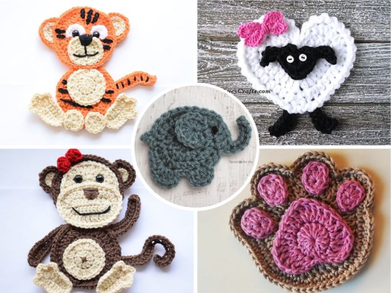 Free Crochet Flat Animal Patterns