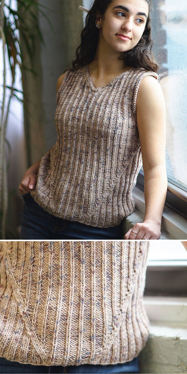 Loose Summer Tops - Free Knitting Patterns